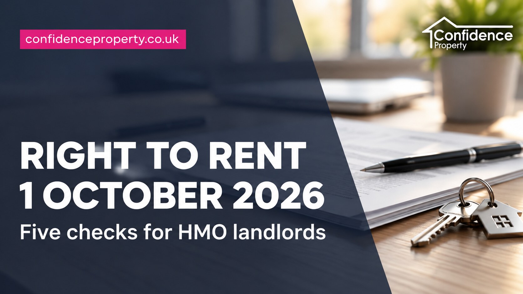 Right to Rent: five checks for HMO landlords from 1 October 2026.